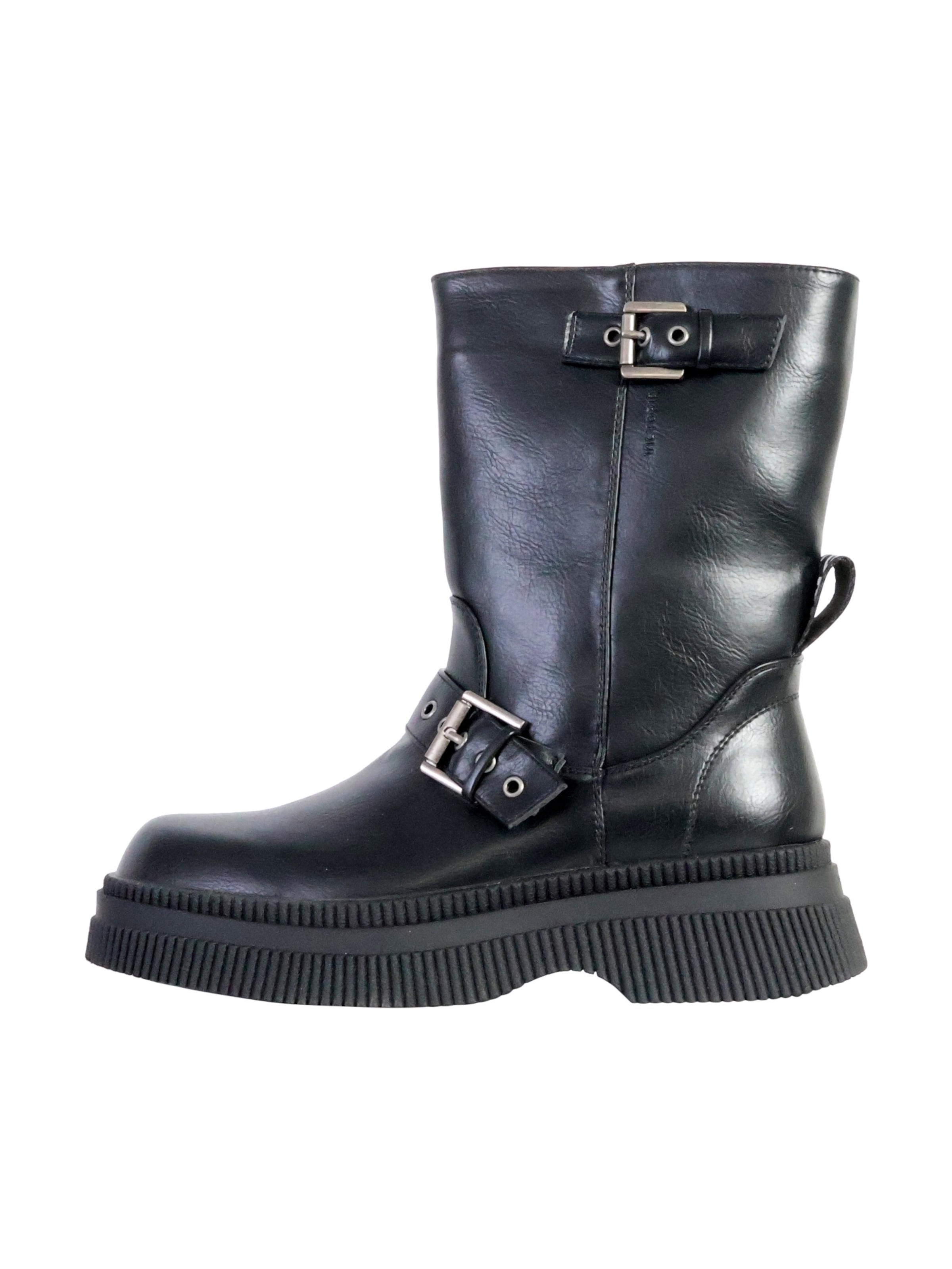 Bottines victoria en noir : devant