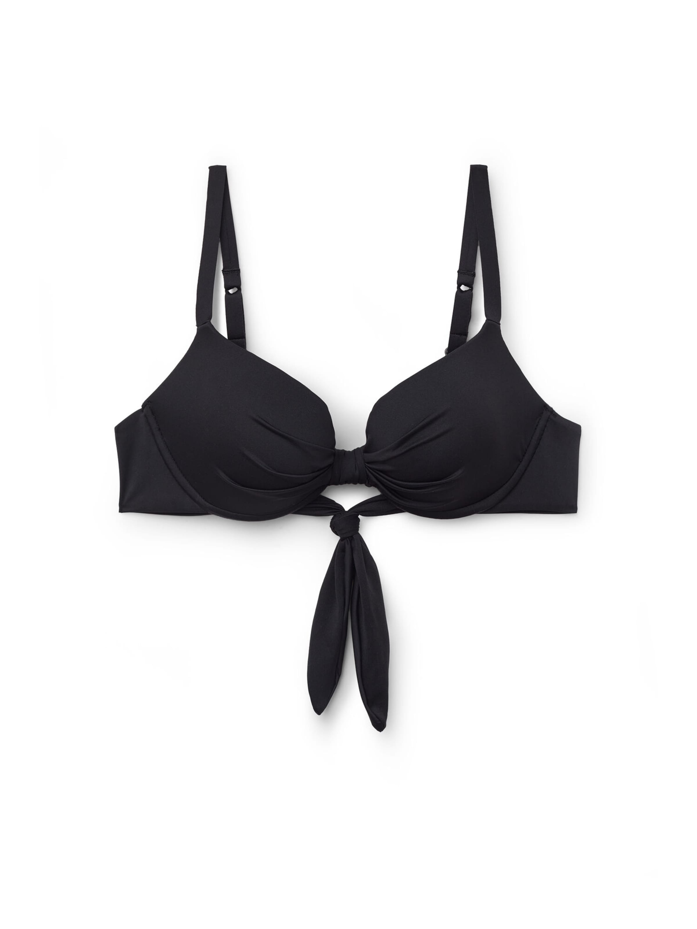 Tezenis Push-up Bikinitop in Schwarz: Vorderseite