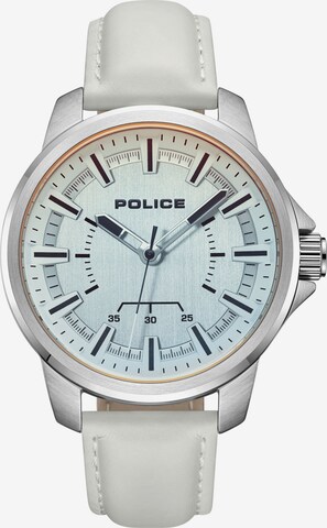 POLICE Analoog horloge 'MENSOR' in Wit: voorkant