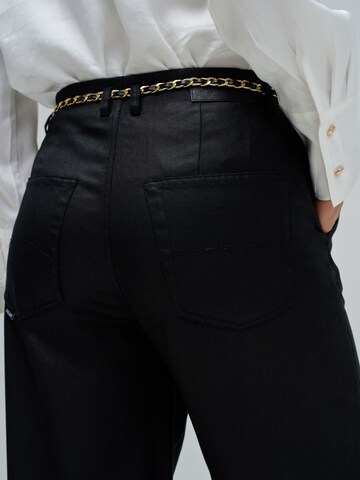 Salsa Jeans Loosefit Hosen Chino in Schwarz