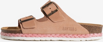 Bayton Mule in Pink: front