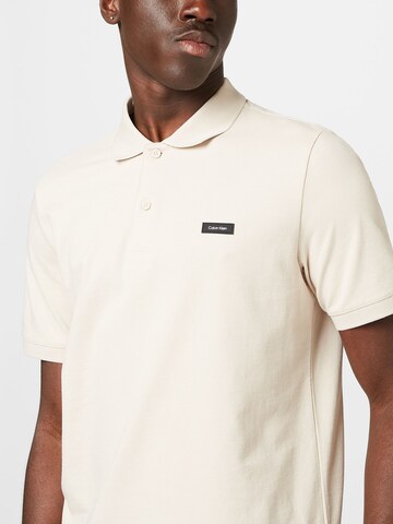 Calvin Klein Poloshirt in Beige