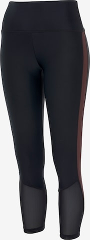 LASCANA ACTIVE - Skinny Calças de desporto em preto