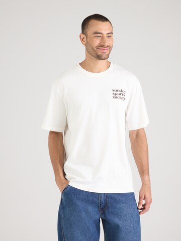 Only & Sons - Camiseta 'ONSCAP' en blanco