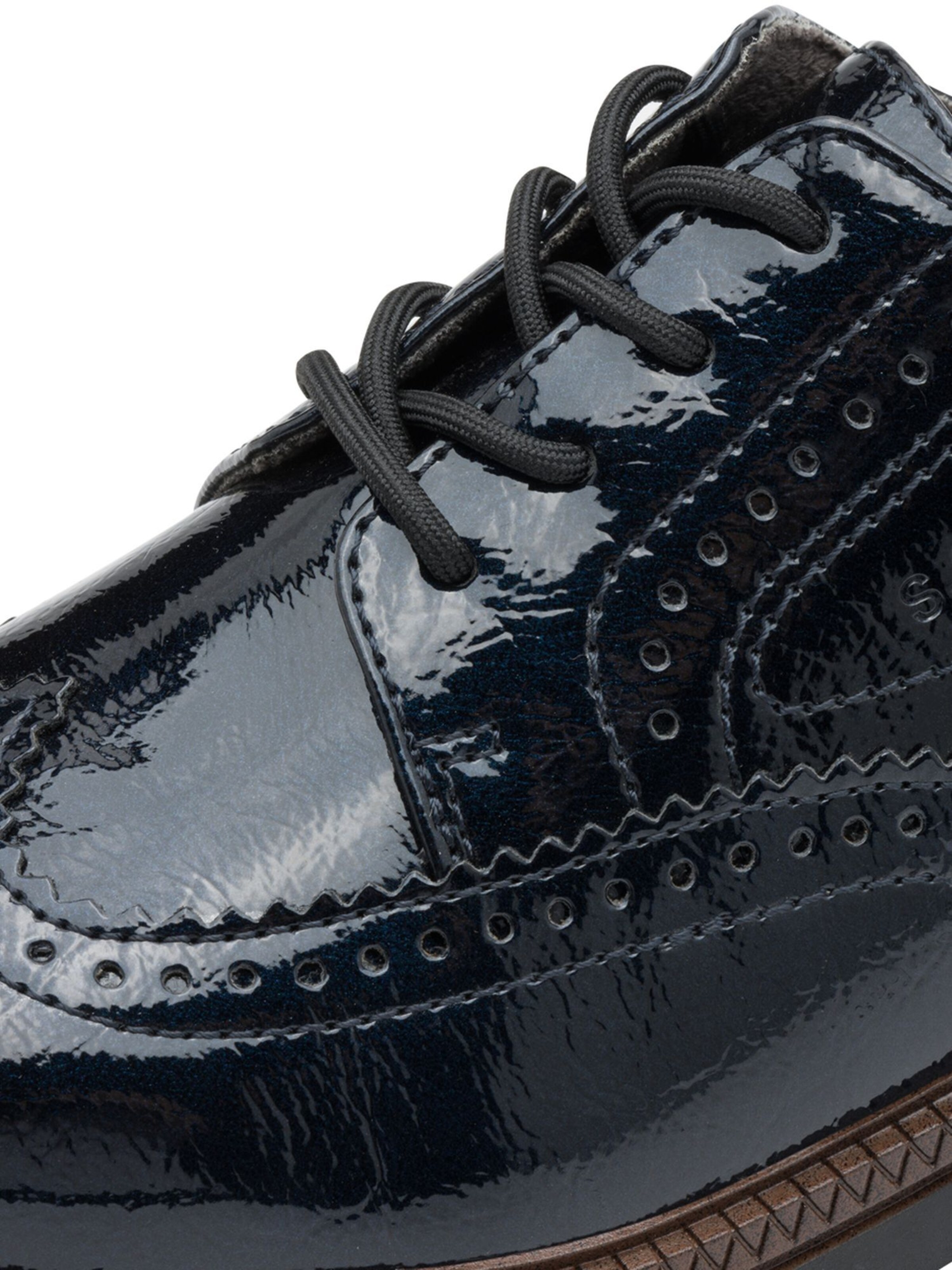 s.Oliver Šněrovací boty – modrá