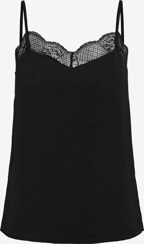 PIECES Top 'TIFFANY' in Black: front