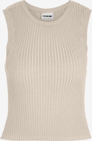 Noisy may Knitted Top 'CREE' in Beige: front