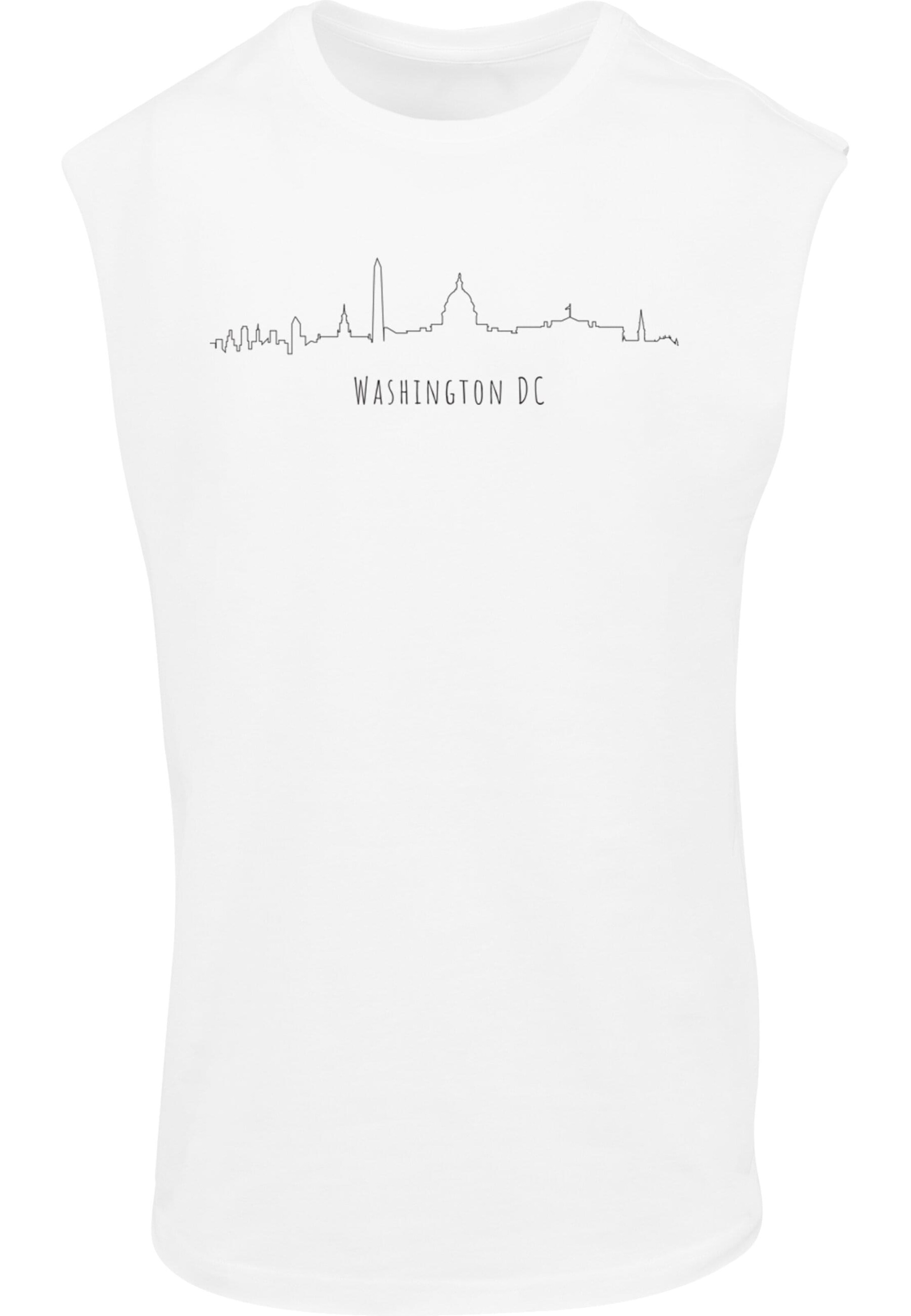 T-Shirt 'Washington' Merchcode en blanc : devant