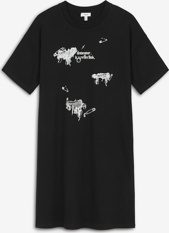 Robe Twist en noir : devant