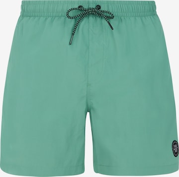 PROTEST Swimming shorts 'Faster' in Green: front