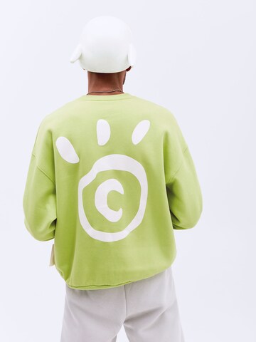 Smiles Sweatshirt 'Rayan' in Groen