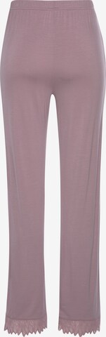 LASCANA - Calças de pijama em roxo