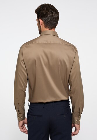 ETERNA Regular Fit Hemd in Braun