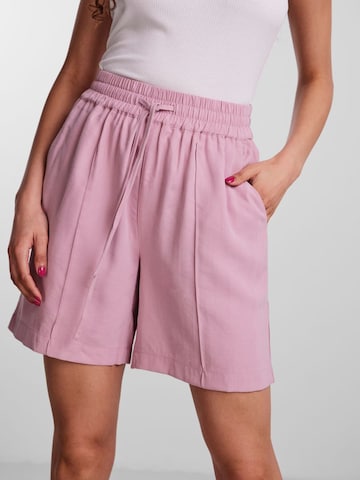 Y.A.S Loose fit Pleat-Front Pants 'Mira' in Pink