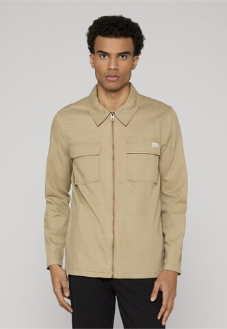 Coupe regular Veste mi-saison 'Melaton' INDICODE JEANS en beige : devant
