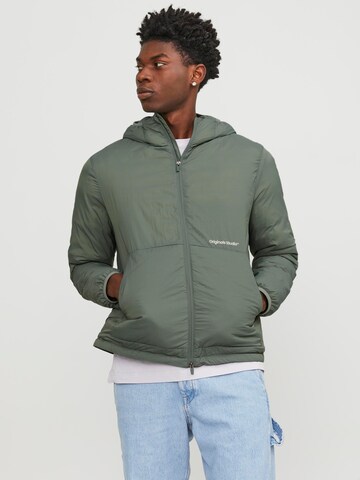 Veste mi-saison 'Vesterbro' JACK & JONES en vert : devant