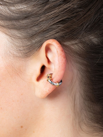 YParis Oorbellen 'Ear cuff Elvin Bi' in Zilver