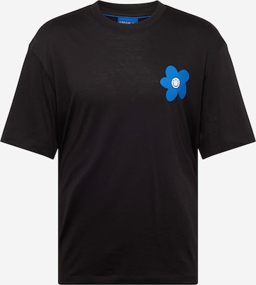 HUGO Blue - Camisa 'Noretto' em preto: frente