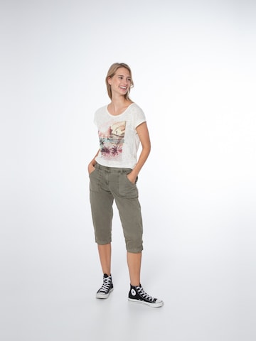 Regular Pantalon 'SOUPIE' PROTEST en vert