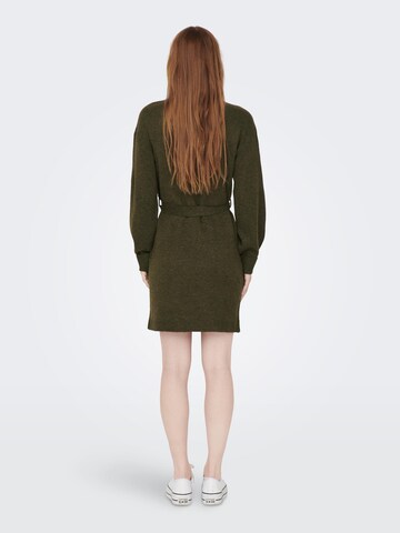 JDY Knitted dress 'Rue' in Green