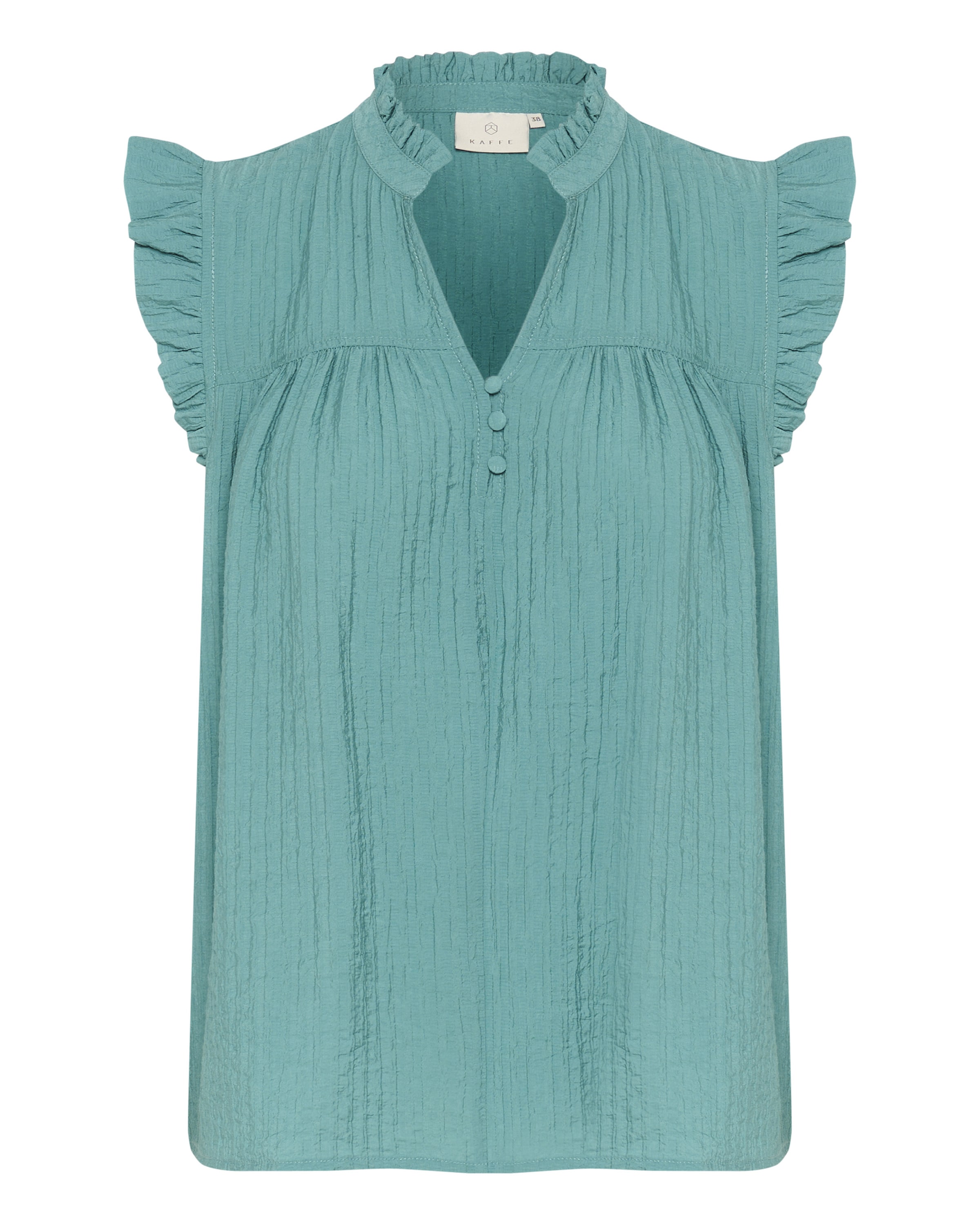 Kaffe Bluse 'KALiany' i grøn: forside