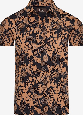 4funkyflavours Shirt 'Beauty & Essex' in Black: front