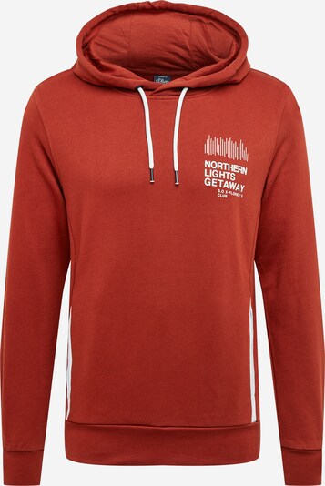s.Oliver Hoodie in dunkelorange, Produktansicht