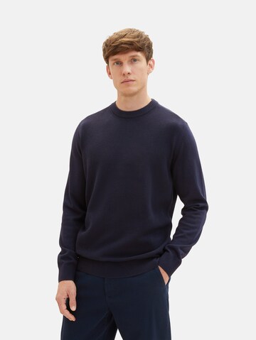 TOM TAILOR Sweater in Blue: front