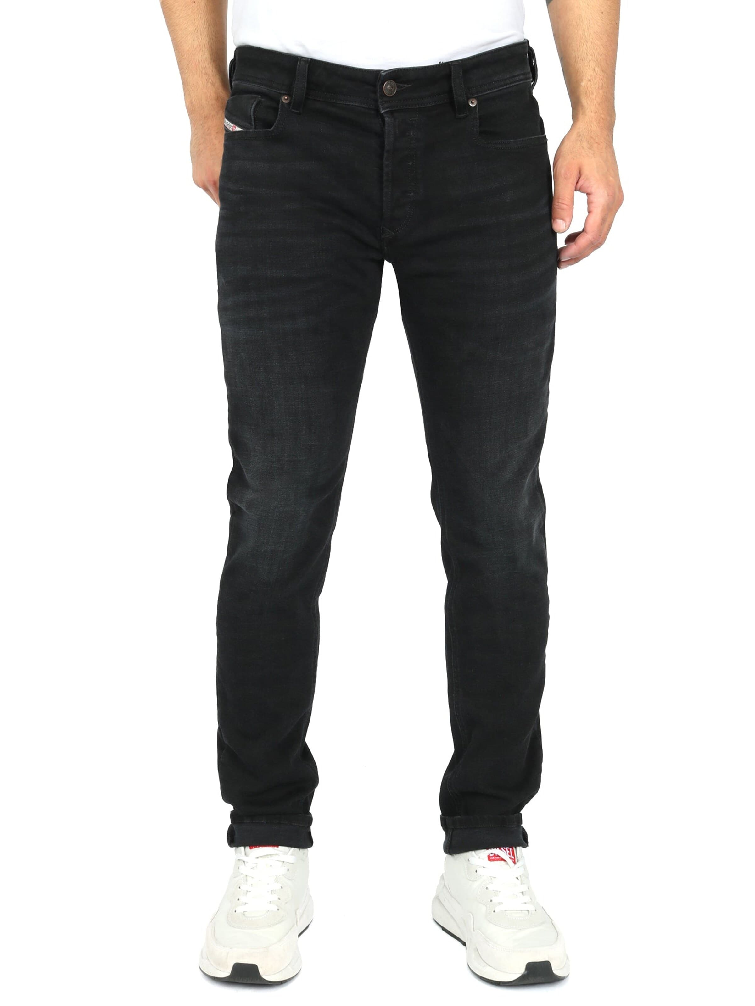 DIESEL Skinny Jeansy 'TROXER' w kolorze czarny