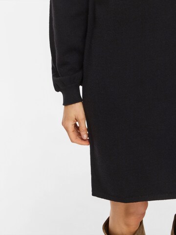 VILA Knitted dress 'VIRIL' in Black