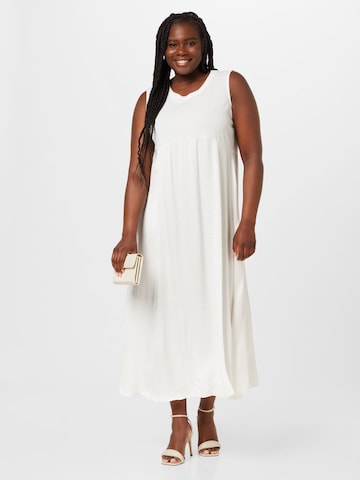 Robe 'ONDATA' Persona by Marina Rinaldi en blanc