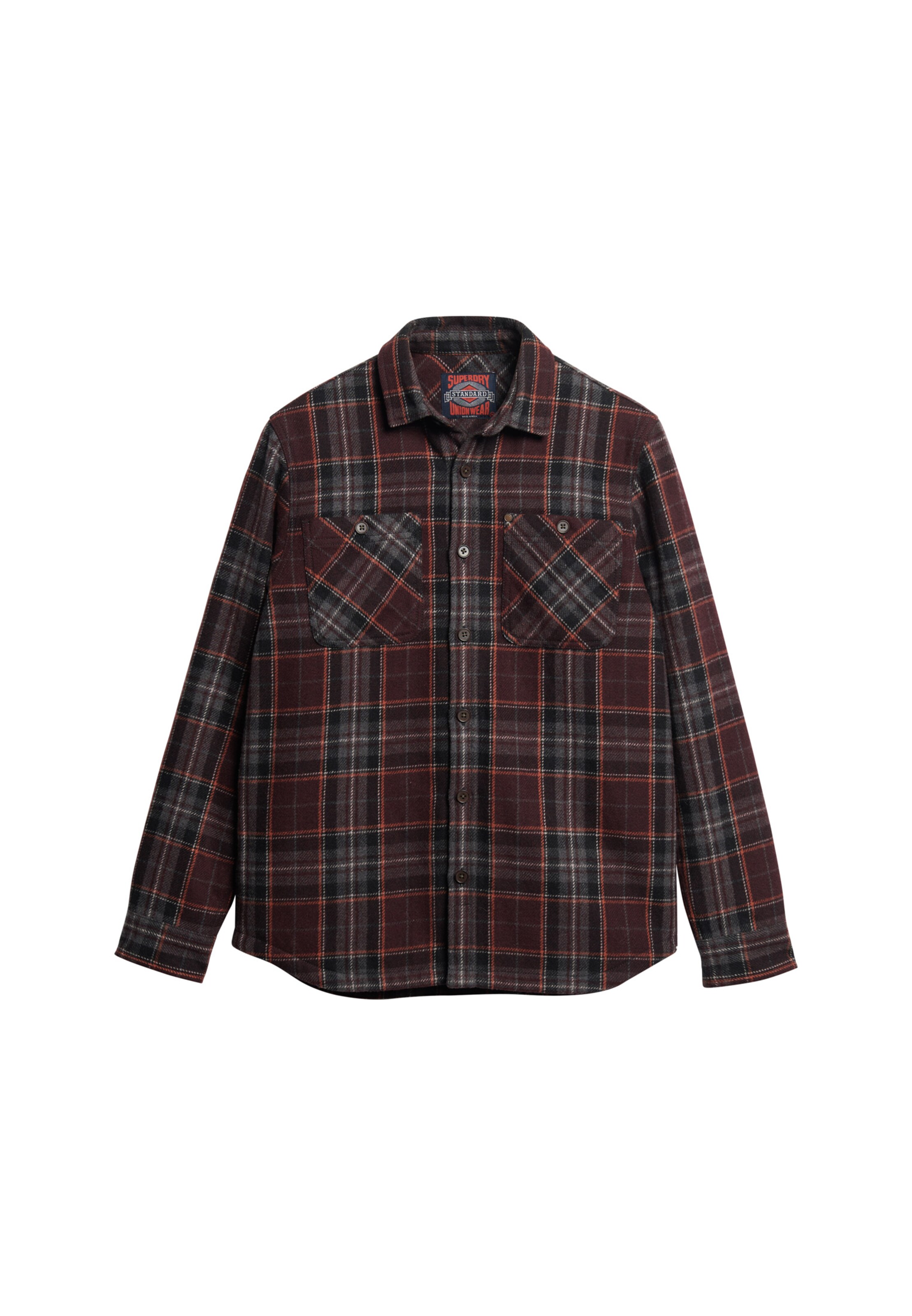 Veste mi-saison Superdry en rouge : devant