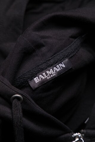 Balmain Hoodie-Jacke L in Schwarz