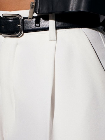 Wide Leg Pantalon Dilvin en blanc