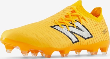 Chaussure de foot 'Furon Destroy' new balance en jaune : devant