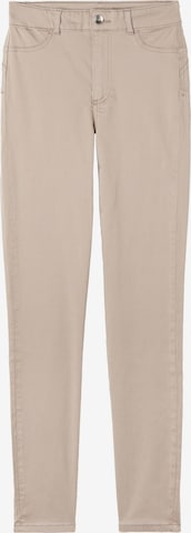 CALZEDONIA Skinny Jeans in Beige: front