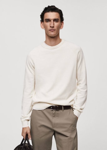 Pull-over 'Ten' MANGO MAN en beige : devant