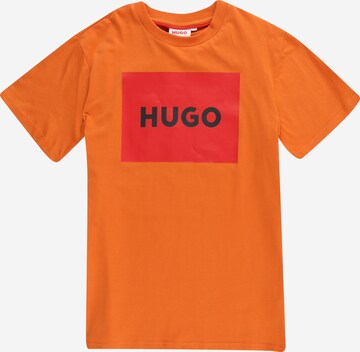 oranžs HUGO T-Krekls: no priekšpuses