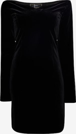Kokteilinė suknelė 'Caspio' iš faina, spalva – juoda, Prekių apžvalga