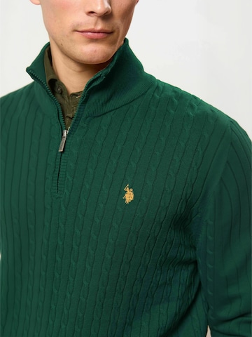 U.S. POLO ASSN. Svetr ' UMRomeo ' – zelená