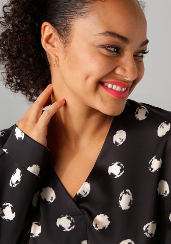 Aniston Bluse in Schwarz