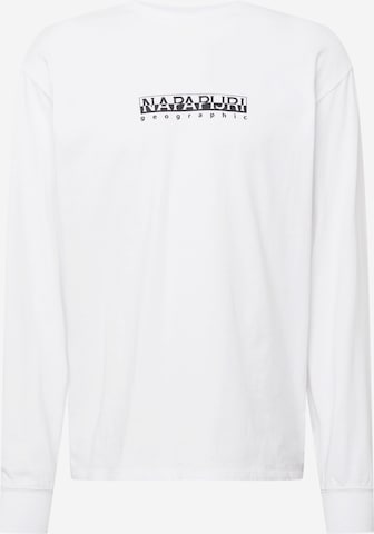 NAPAPIJRI Shirt in Weiß: predná strana