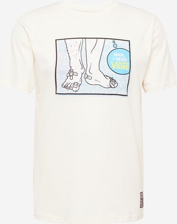 T-Shirt VANS en blanc : devant