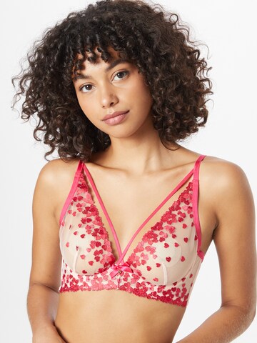 Hunkemöller Triangel BH 'Amora' in Rood: voorkant