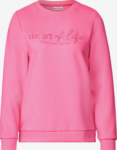STREET ONE Sweatshirt in pink / hellpink, Produktansicht