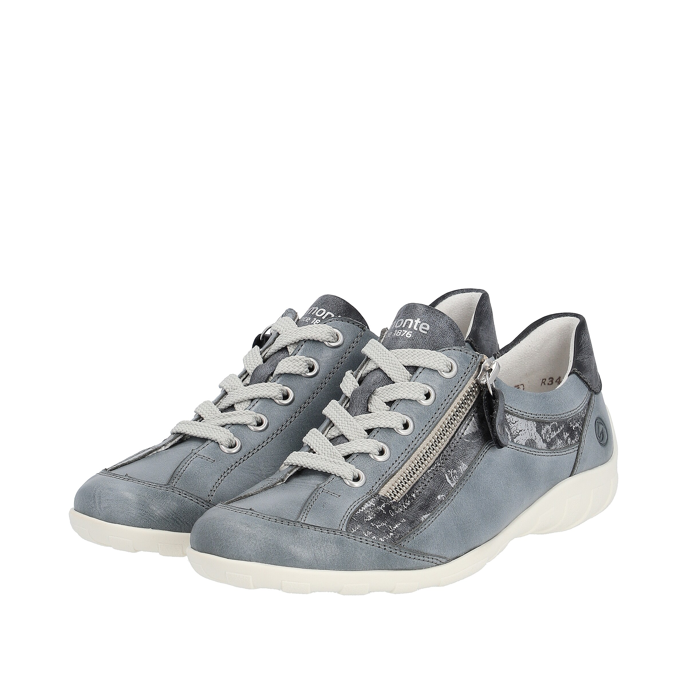 Chaussure à lacets 'R3412' REMONTE en bleu