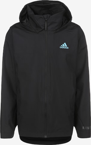 ADIDAS SPORTSWEAR Яке Outdoor 'Traveer' в черно: отпред