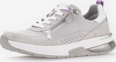 GABOR Sneaker in grau / lila / silber / weiß, Produktansicht