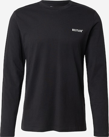 MUSTANG Paita 'Asheville' värissä musta: etupuoli