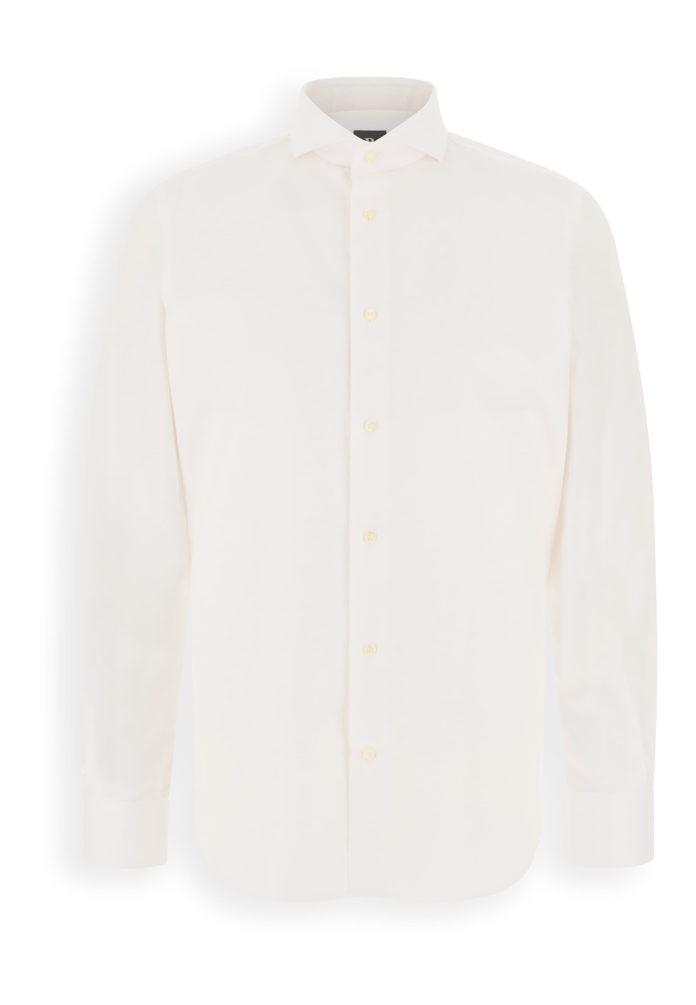 Coupe regular Chemise Boggi Milano en blanc : devant